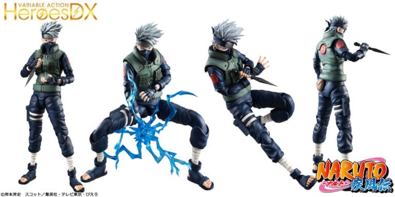 NARUTO-ナルト- 疾風伝「はたけカカシ」のアクションフィギュアが新登場😍