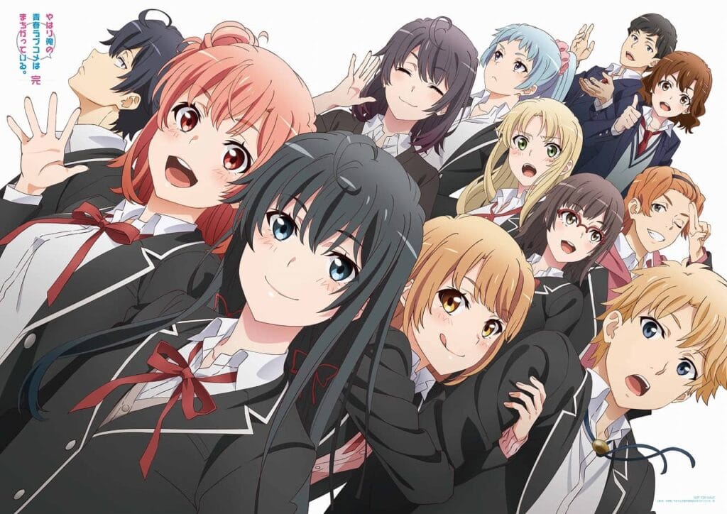 「やはり俺の青春ラブコメはまちがっている。完」放送開始！激レア等身大アクリルスタンドも発売！！