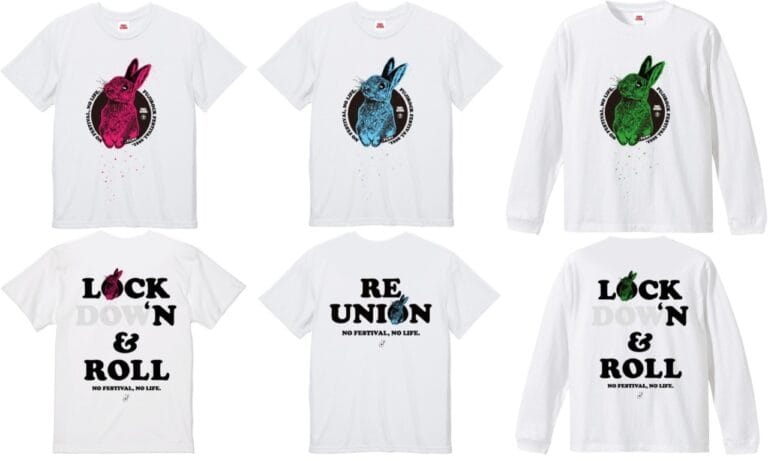 タワレコがMADBUNNYとフジロック応援Tシャツを製作