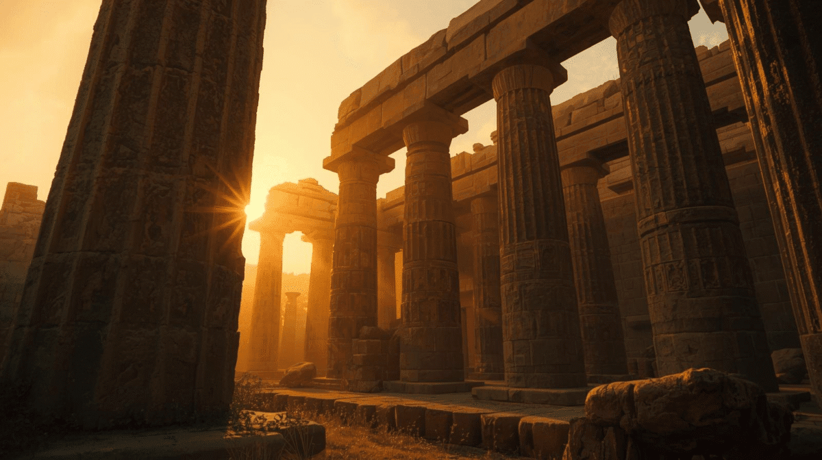 失われた古代文明のイメージ画像　ギョベクリテペ