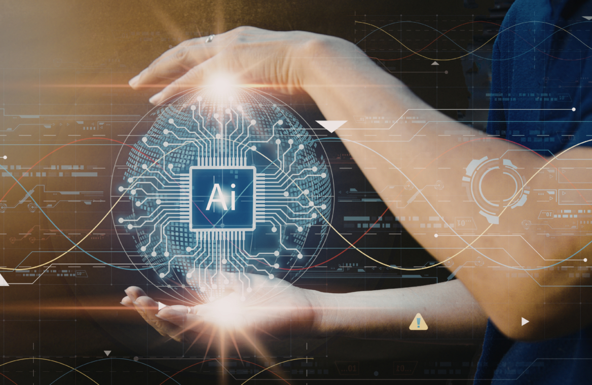 人がAIを司るイメージ画像