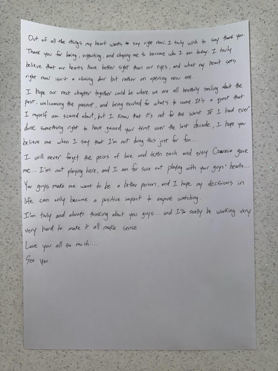 マーク 手紙 英語