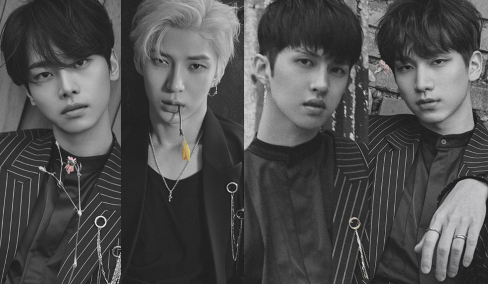 vixx メンバー集合写真 モノクロ
